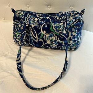 Vera Mediterranean Blue Patter Small Duffle